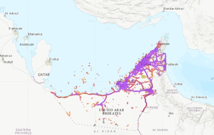 Etisalat coverage map